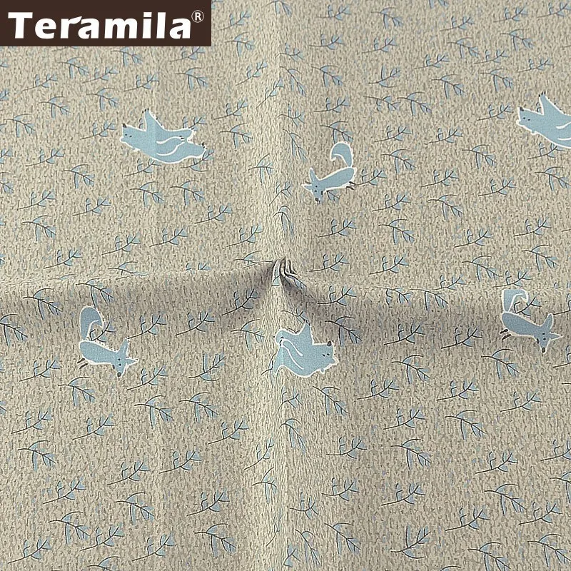 Teramila Новый 100% хлопок саржевая ткань стеганый серый Tecido шитье лоскутное Telas Сделай