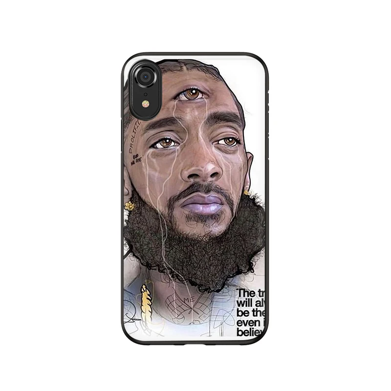 Мягкий чехол для телефона Rapper Nipsey Hussle для iPhone 5 5S 6 6S Plus 7 8 Plus X XR XS 11 Pro Max - Цвет: B9