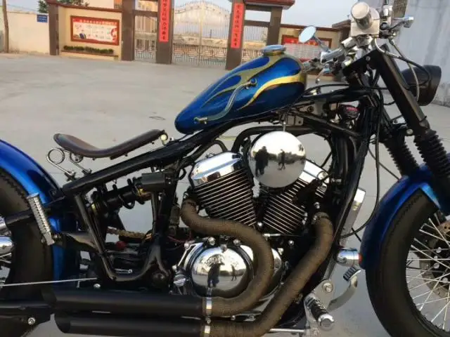 Капающий бак Модифицированный топливный бак для YAMAHA SR400 Ретро Sportster SuperLow топливный бак с газовой крышкой
