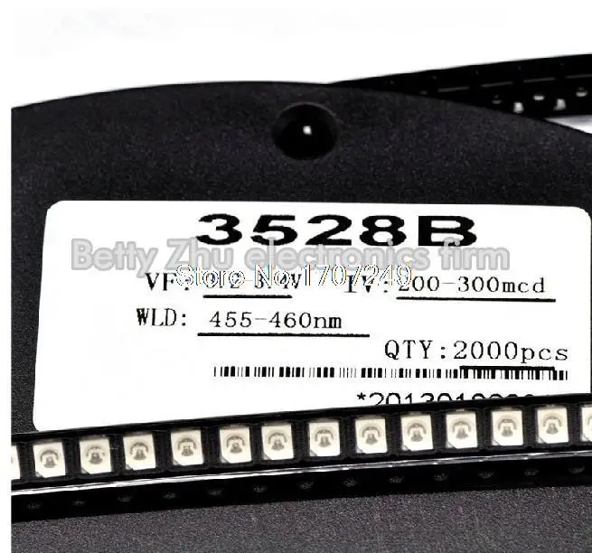 

1000 шт./лот 1210 3528 Smd светодиоды с ярко-синими светоизлучающими диодами
