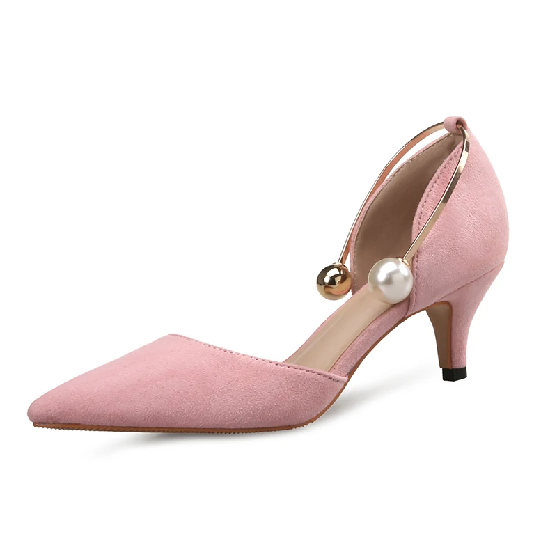 Vicone Для женщин летние звон стадо Повседневное вечерние острый носок элегантный