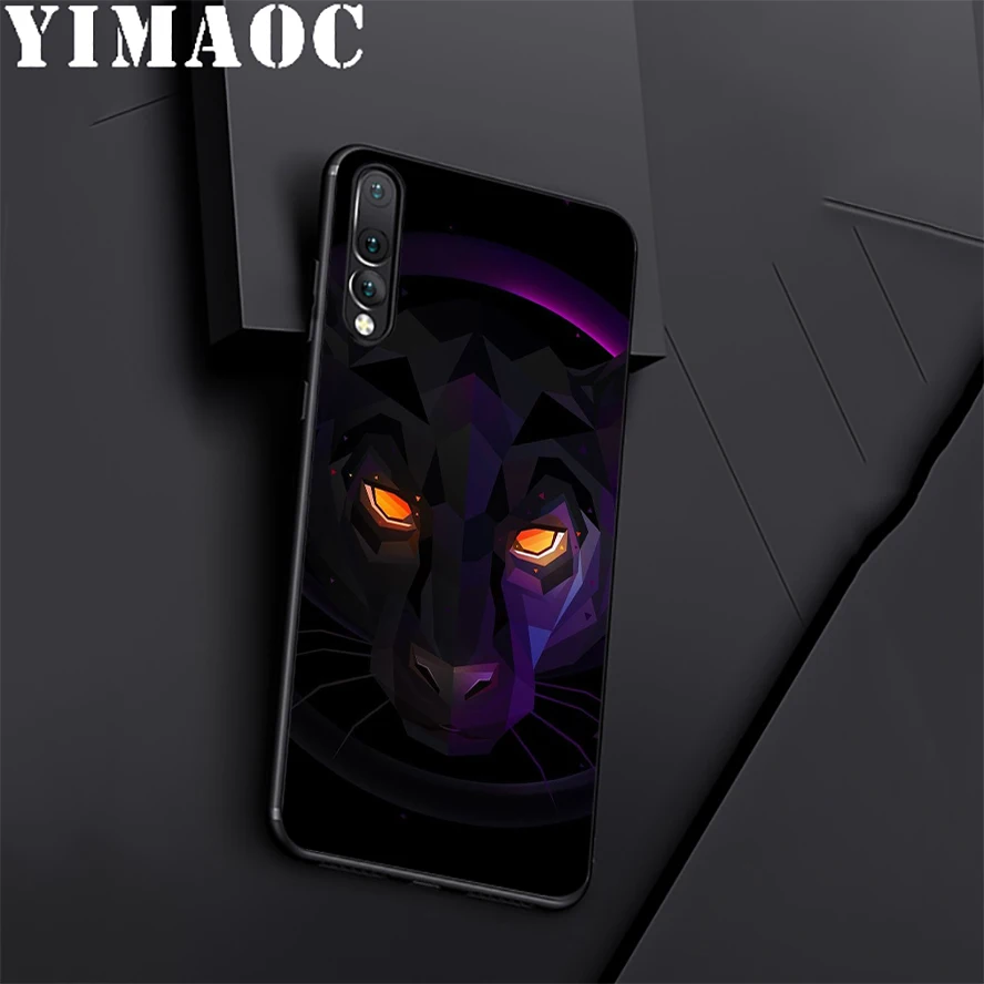 YIMAOC Black Pather Soft Silicone Case For Huawei Honor Mate 10 P20 P10 P9 P8 P Smart Y6 6A 7A 7X 7C Lite Pro 2017 2018 |