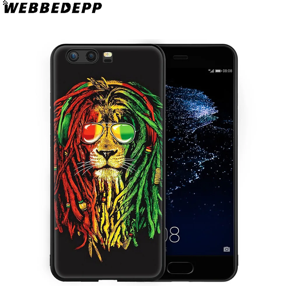 WEBBEDEPP Bob Marley Soft Case for Huawei P8 P9 P10 P20 P30 Lite Pro P Smart Z Plus 2019 Y6 Prime 2018 2017 Mini |