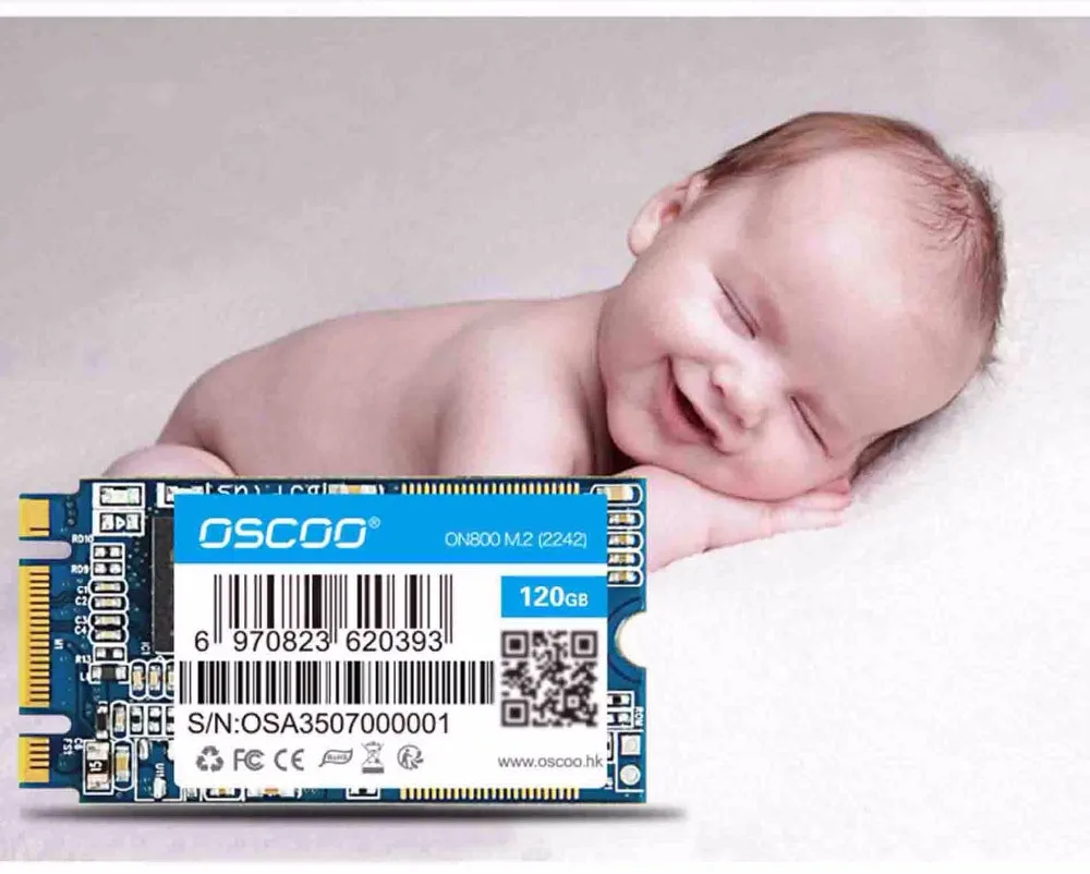 OSCOO внутренний SSD SATA3 M.2/NGFF 2242 60 ГБ 120 240 480 Внутренний твердотельный накопитель для