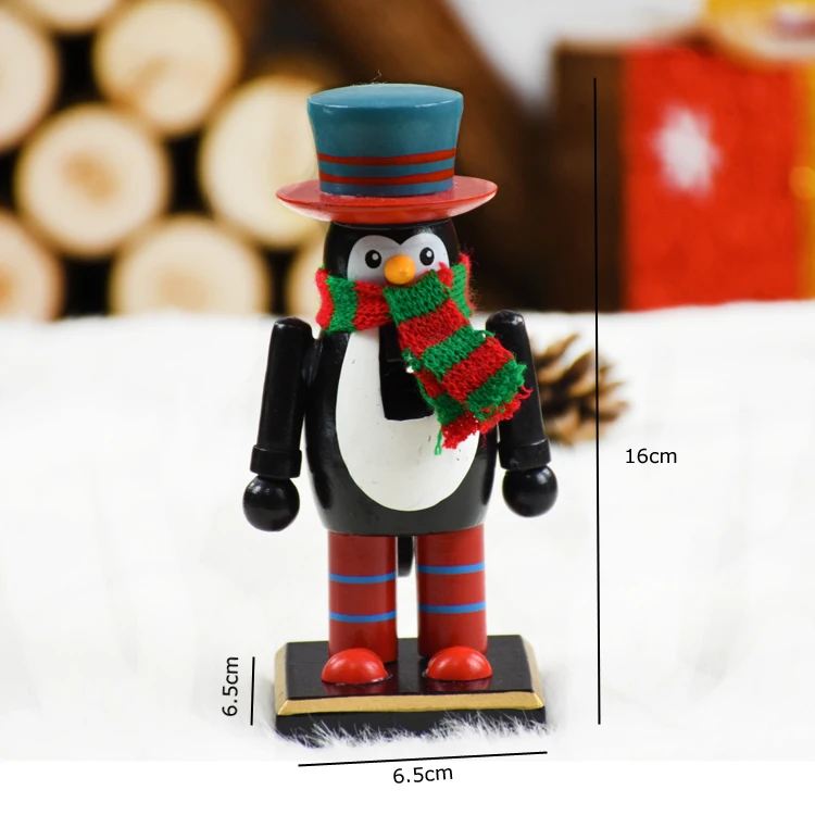 3 Рождественский подарок Щелкунчик стоячие игрушки Decoracion Navidad Chritsmas дерево орнамент Arvore De Natal деревянные фигурки Декор - Цвет: 3