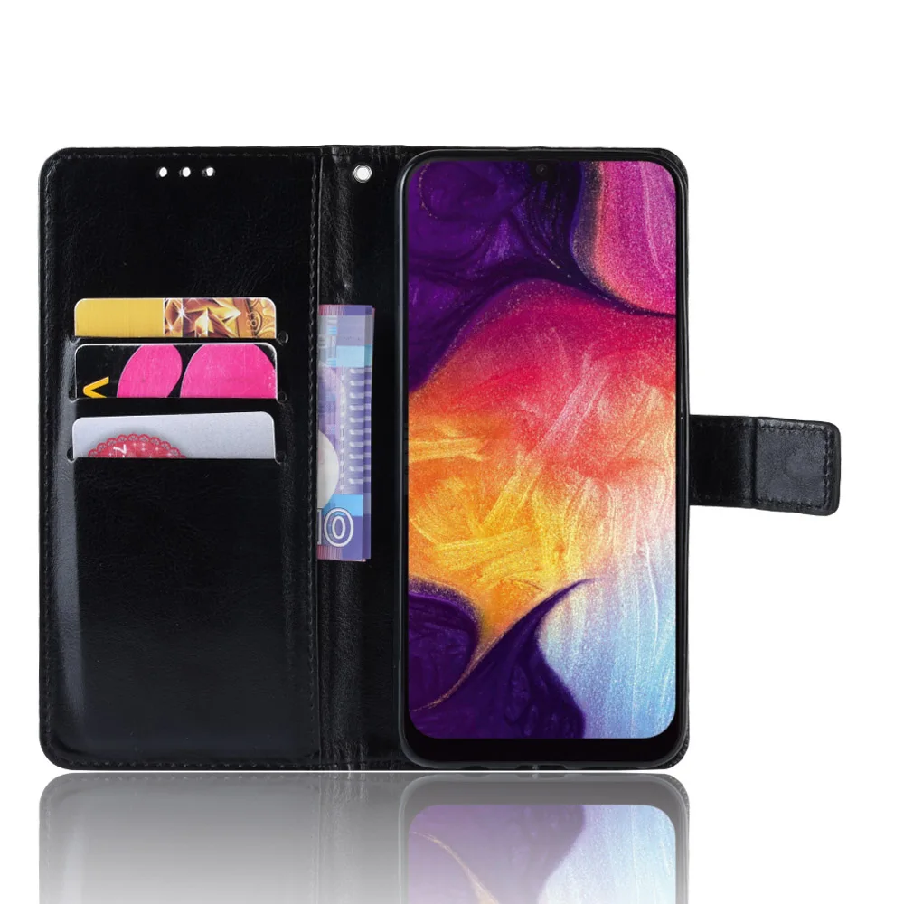 For Samsung Galaxy A70 Case Flip Luxury PU Leather Phone A 70 2019 A705 A705F SM-A705F GalaxyA70 Cover | Мобильные телефоны и