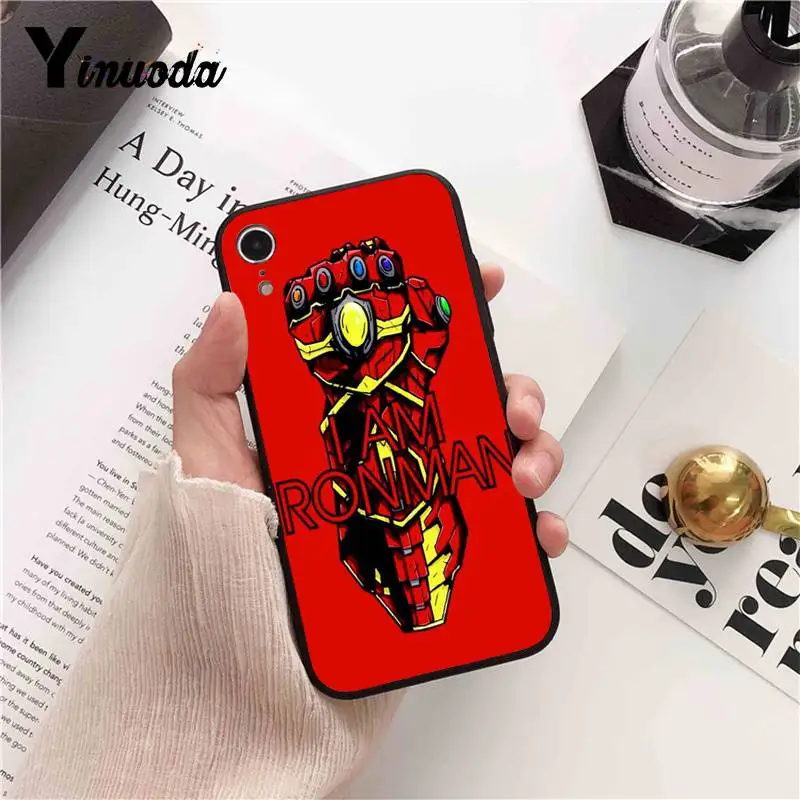 Чехол для телефона Yinuoda Marvel DC Deadpool Iron Man Spider-Man Thanos iPhone 8 7 6 6S 6Plus X XS MAX 5 5S SE XR 10 11 pro max |