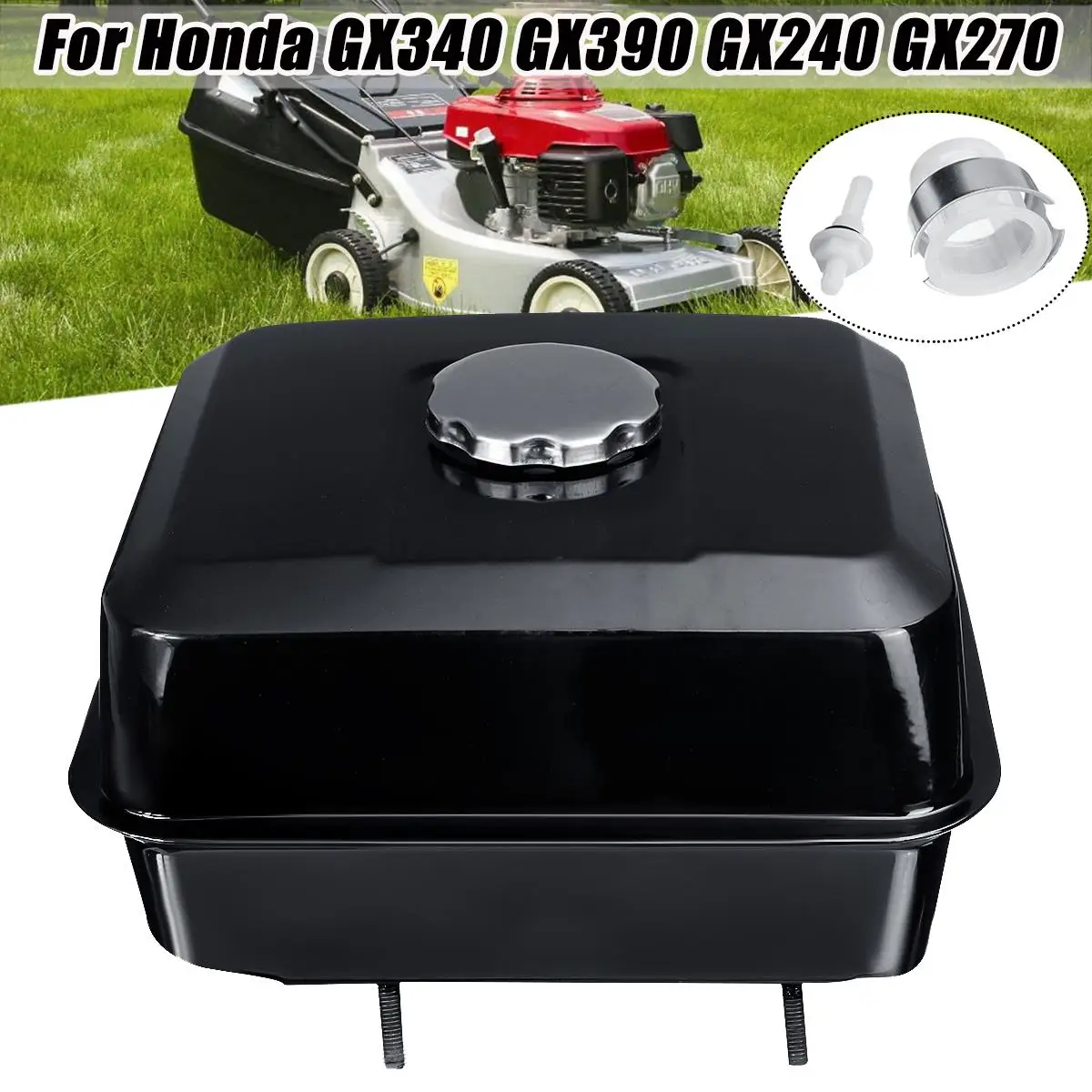 Топливный Газ бензиновый бак с крышка-фильтр для Honda GX340 GX390 GX240 GX270