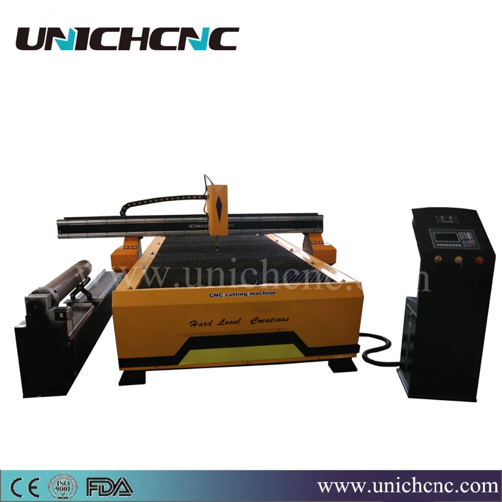 UNICHCNC 1500*3000 мм вращающаяся ось станок плазменной резки с ЧПУ china | Инструменты