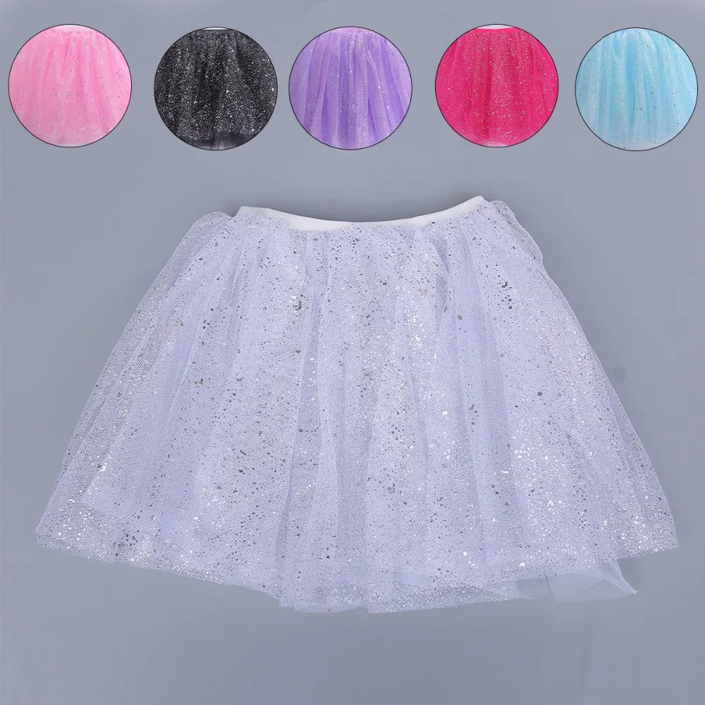 Юбки-пачки для маленьких девочек детский Рождественский костюм из 2 слоев фатина