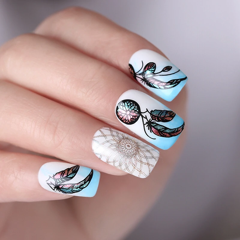 10 мл BORN PRETTY No Smudge верхнее покрытие для дизайна ногтей Штамповка Печать уход за