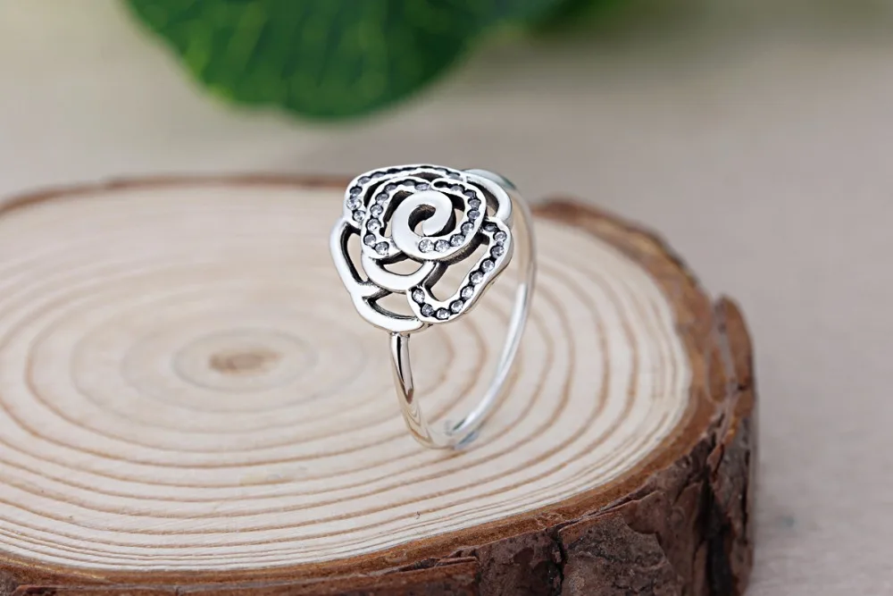 Оптовая продажа модное ювелирное изделие украшение очаровательное кольцо roseCrystal