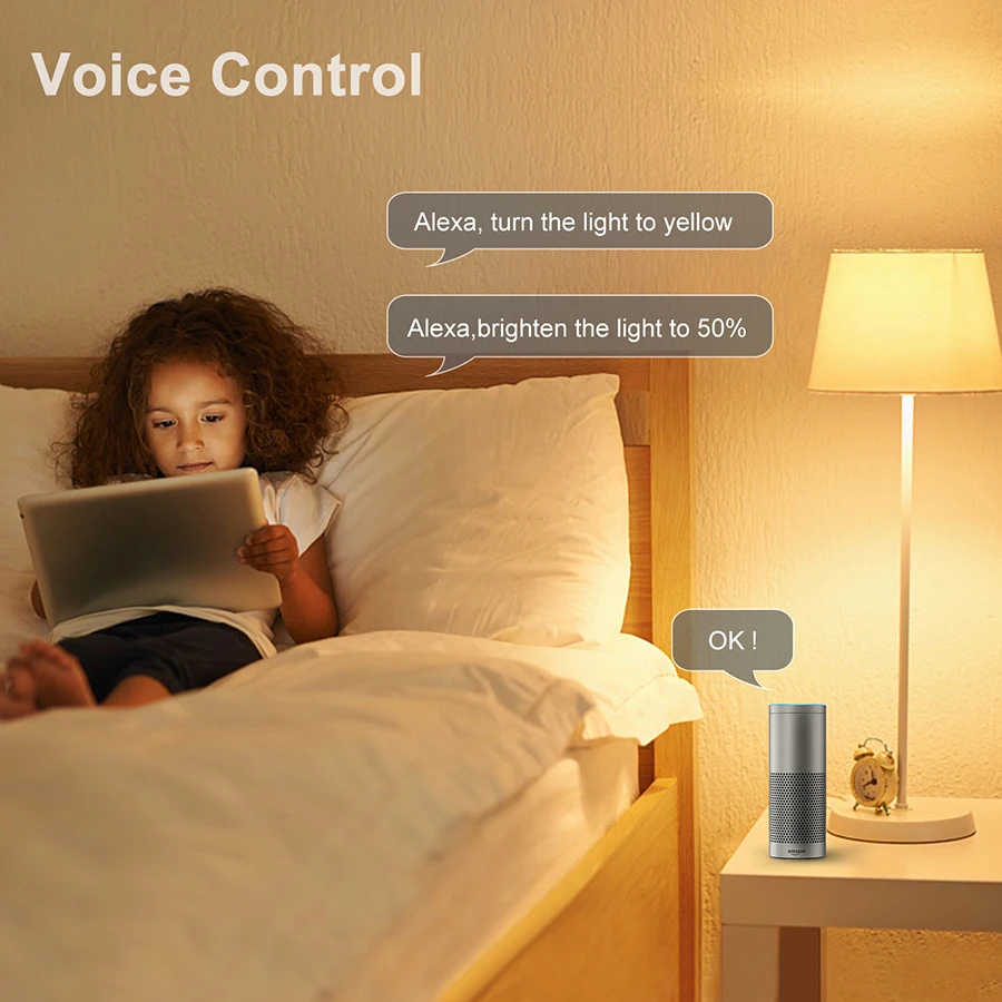 ZIGBEE RGBCCT 5 Вт GU10 Светодиодный прожектор с регулируемой яркостью смарт-Голосовое