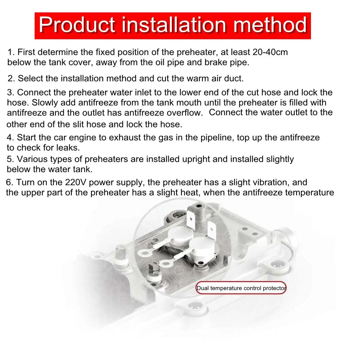 

Hcalory Car Engine Heater 220V 3000W Preheater Not Eberspacher Water Tank Air Parking Heater For Motor Caravan car truck