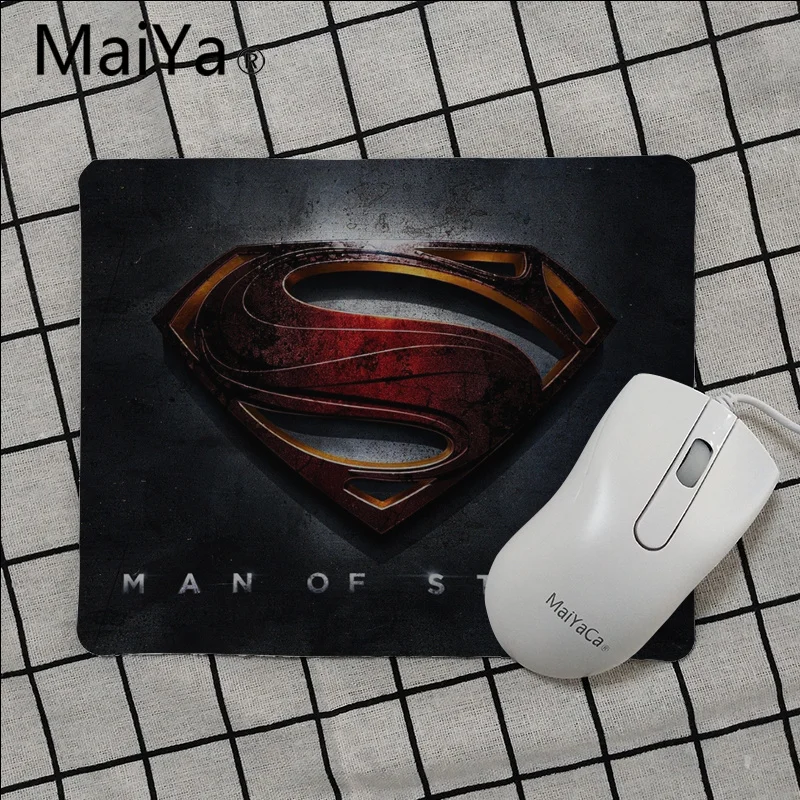 No Lock Edge25x29cm Maiya, высокое качество, DC hero, Супермен, ноутбук, компьютер, коврик для мыши,,, игровой коврик, мышь - Цвет: No Lock Edge25x29cm