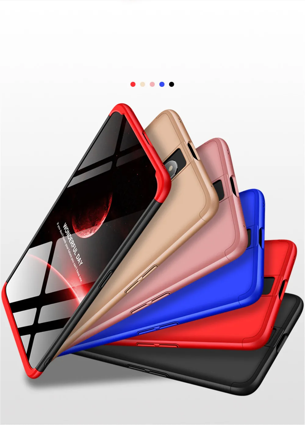 case for oppo f11 pro GKK 360 Protection Hard Hybrid PC 3 In 1 Matte Cover realme shockproof shell Anti-fall |