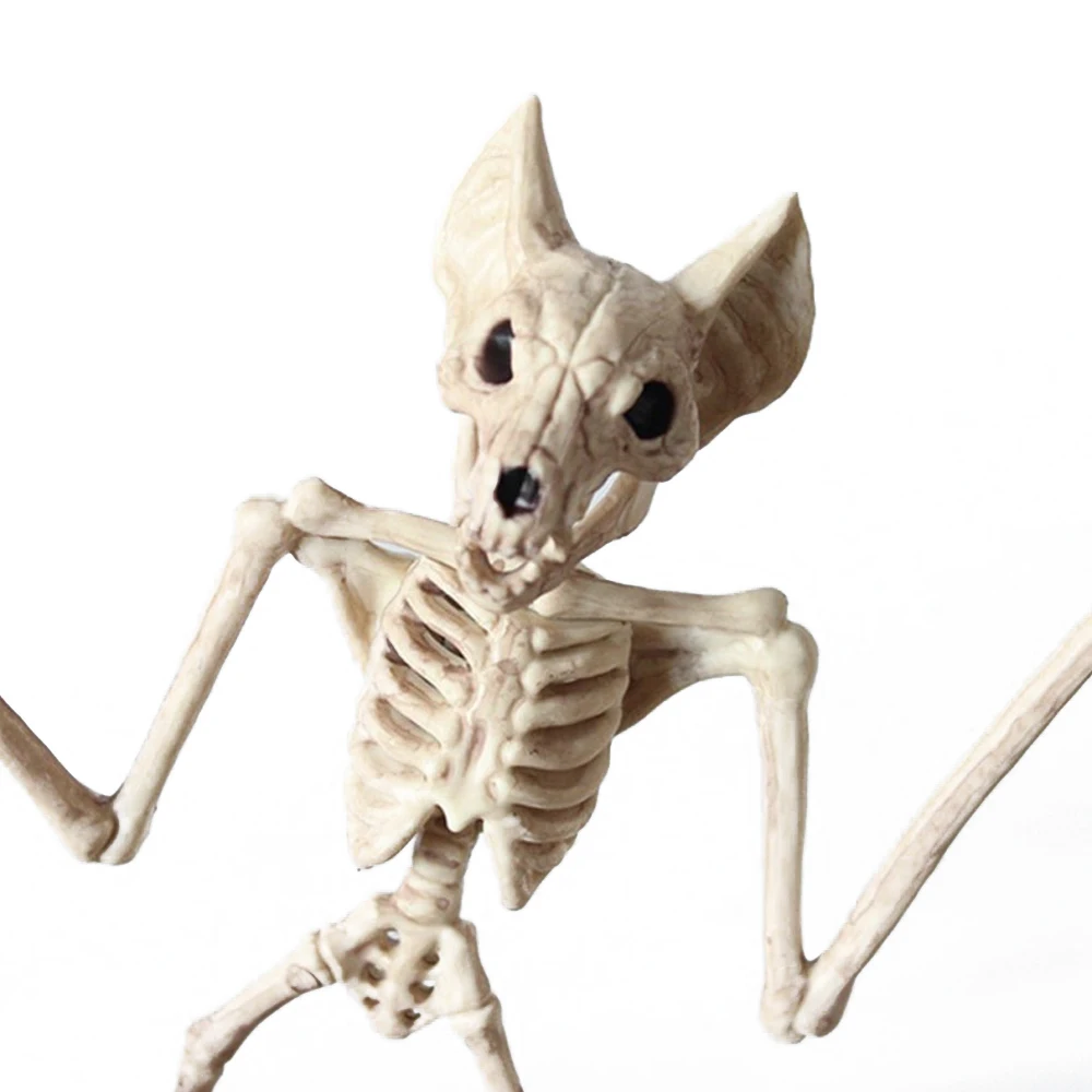 Новый скелет летучей мыши Череп раньше кости жуткая декорация для Хэллоуина