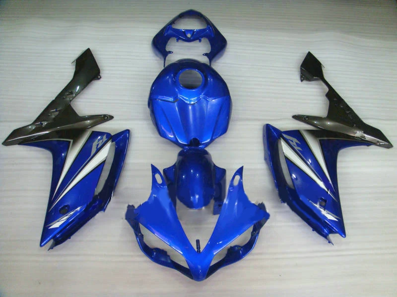 Комплект обтекателей под давлением для YAMAHA YZFR1 07 08 YZF R1 YZF1000 2007 2008 ABS синий черный