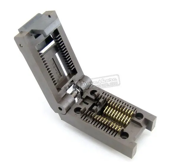 

SOP20 SO20 SOIC20 FP-20(28H)-1.27-07 Enplas IC Test Socket Adapter 7.9mm Width 1.27mm Pitch