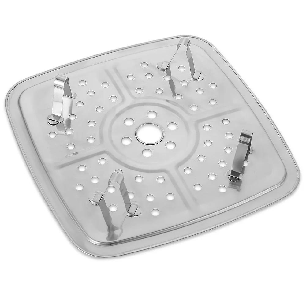 Медная цветная квадратная сковорода Индукционная поварская стеклянная крышка