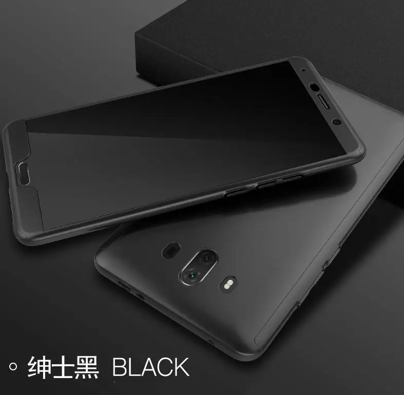 Чехол с полным покрытием 360 градусов для Samsung J7 Duo Защитный пластиковый корпус +