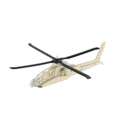 002 1:144 США AH-64 Вертолет собрать модель покрытие версия включает кронштейн 1/144 Современная коллекция самолетов - Цвет: 002