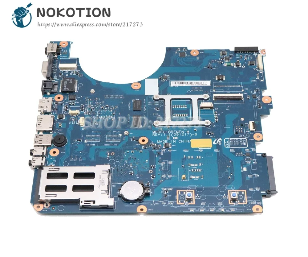 NOKOTION для samsung NP-R580 R580 Материнская плата ноутбука HM55 DDR3 GT310M графика Процессор BREMEN-M BA92-06132A BA92-06132B