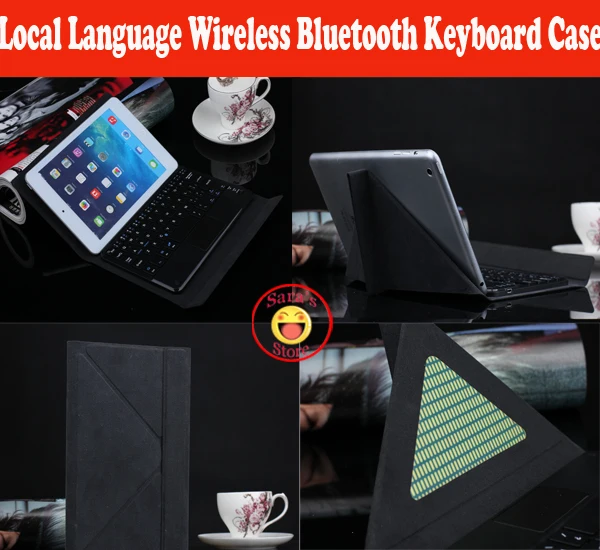 Беспроводной Bluetooth раскладной чехол для клавиатуры на местном языке CUBE T8 T8S Plus