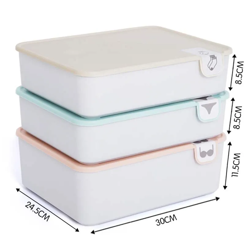 Домашняя коробка для хранения нижнего белья Boxi органайзер пластиковые