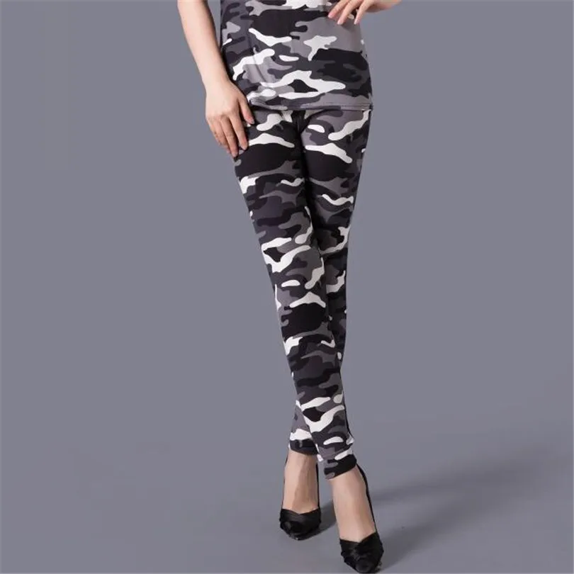 Camouflage gray YRRETY, новинка, леггинсы с высокой талией, женская одежда для фитнеса,, обтягивающие женские штаны, женские сексуальные леггинсы с высокой талией, леггинсы для тренировок - Цвет: Camouflage gray