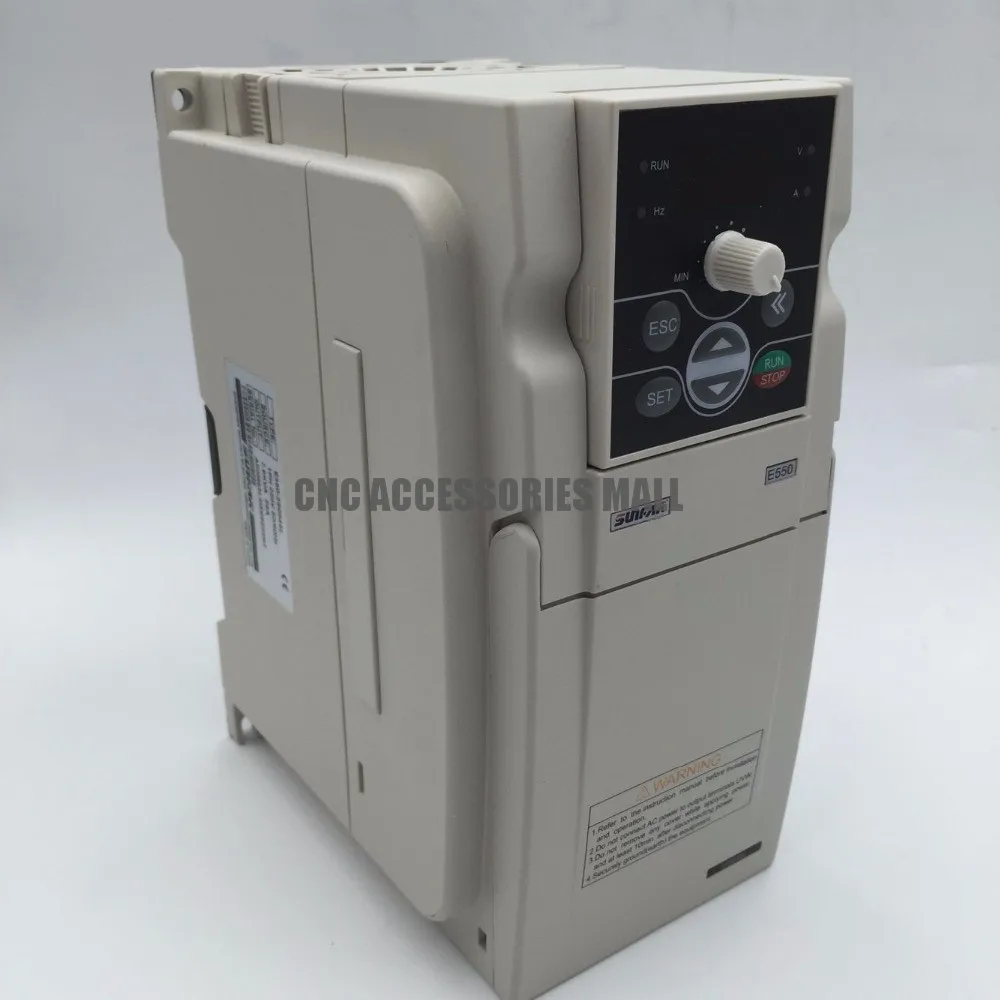 

E550 VFD inverter 7.5HP 5.5KW Variable Frequency Driver 1 Phase 220V 1000Hz CNC Speed Controller E550-2S0055L