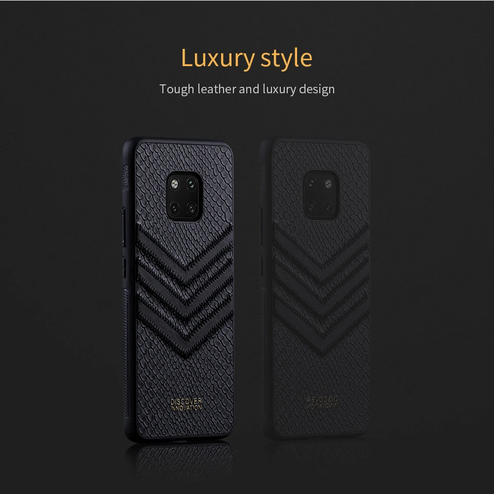 Nillkin Змеиный текстурированный PU кожаный чехол для Huawei Mate 20 Pro черный TPU + PC |
