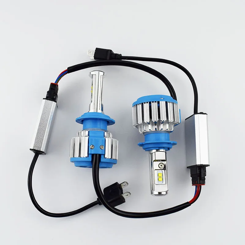 2 шт. Автомобильные фары лампы Hi Lo луч CREE светодиодный чип 80 Вт 8000LM 6000 К 12 В