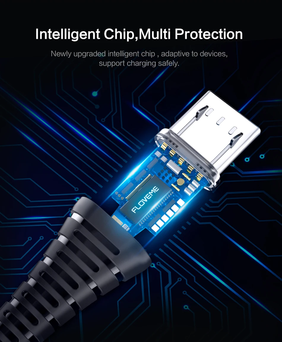 FLOVEME светодио дный Micro USB кабель для samsung S7 S6 край 1 м освещения данных Зарядка USB Зарядное устройство кабель для Xiaomi Redmi 4X Note4 адаптер кабель micro usb зарядное устройство usb кабель usb micro usb