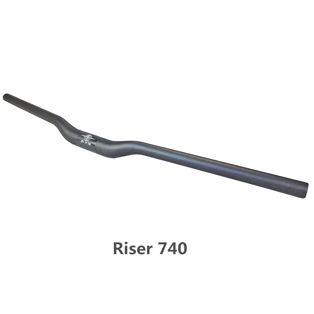 riser 740 Запчасти для велосипедного велосипеда, руль для горного велосипеда, плоская планка, руль, Аксессуары для велосипеда, 580-760 мм, 3 k, матовый - Цвет: riser 740
