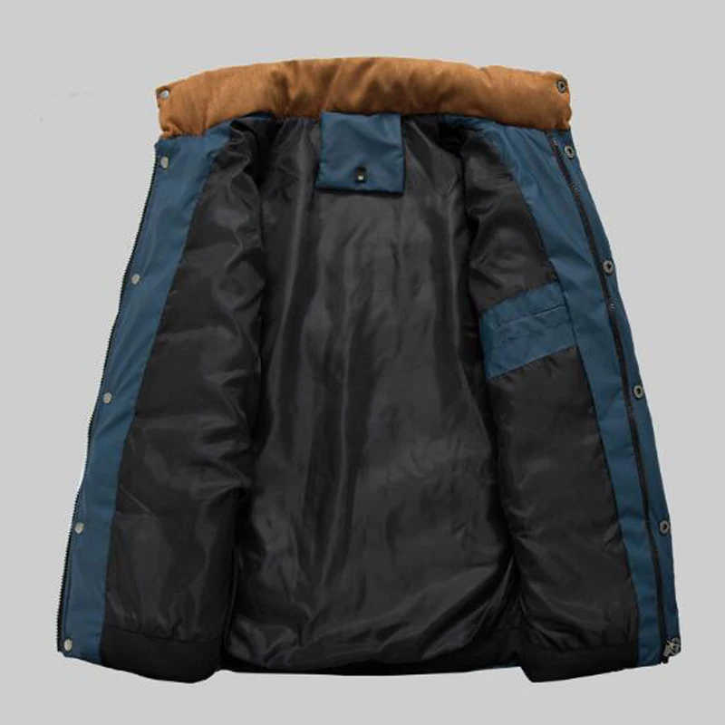 Мужские Новинка зимы стенд ветрозащитный воротник парка хлопковые Пиджаки