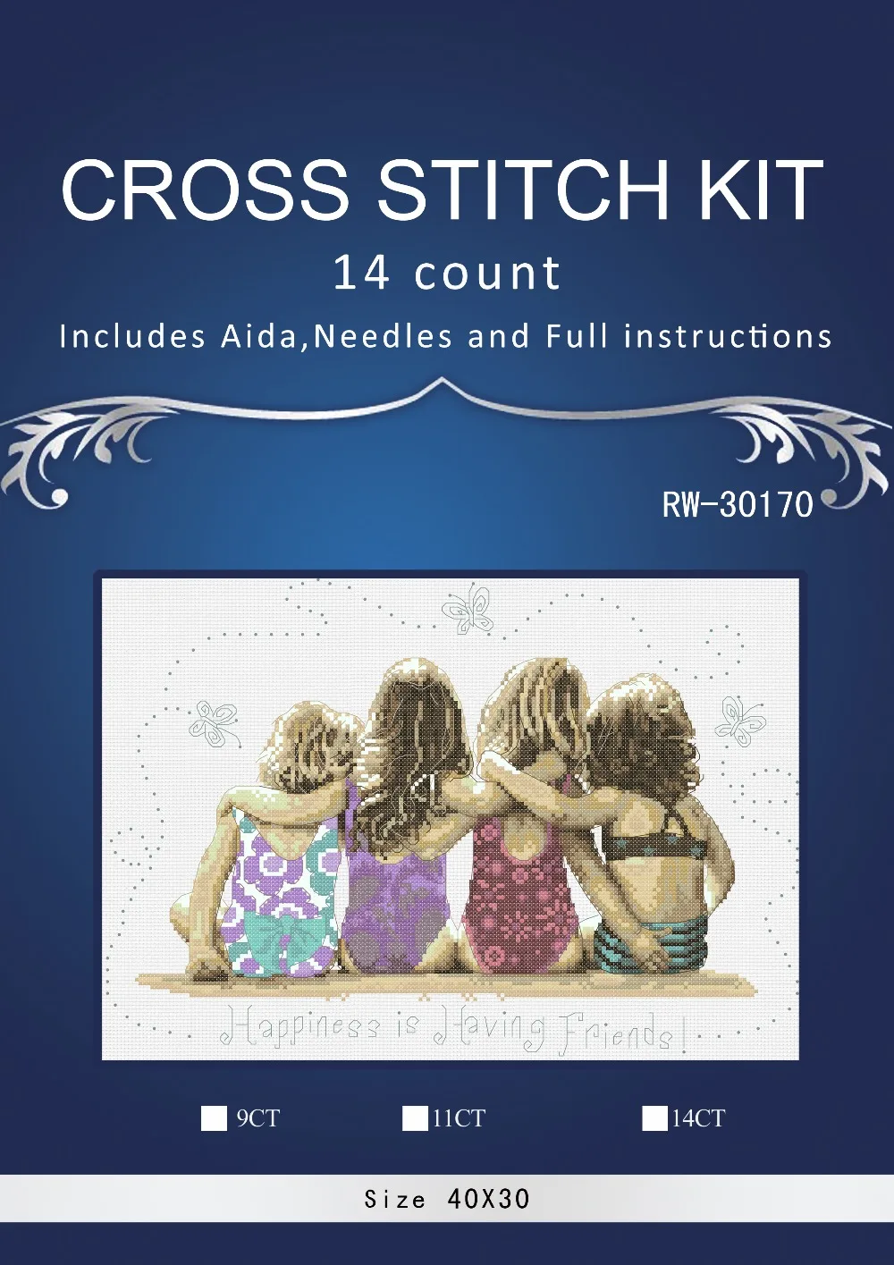 Набор для вышивки крестиком 42x32 см 14 карат|counted cross stitch kits|cross kitscounted |