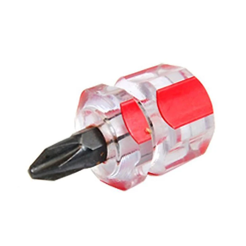 Mini Screwdriver-R REIZ Набор отверток мини маленькая портативная отвертка для винтов с головкой Карманная отвертка наборы прозрачная ручка ремонт ручные инструменты - Цвет: Mini Screwdriver-R