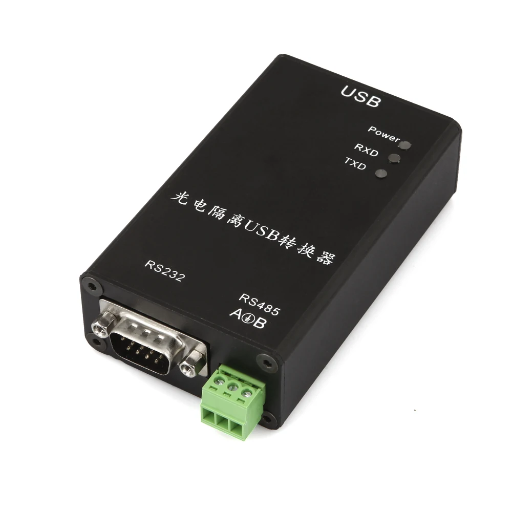 Оптический изоляционный USB преобразователь с на RS485 RS232 промышленная защита от