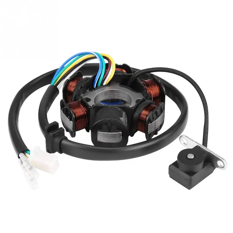 Магнитный статор зажигания с 6 катушками для скутера GY6 50 110 150cc мопеда картинга