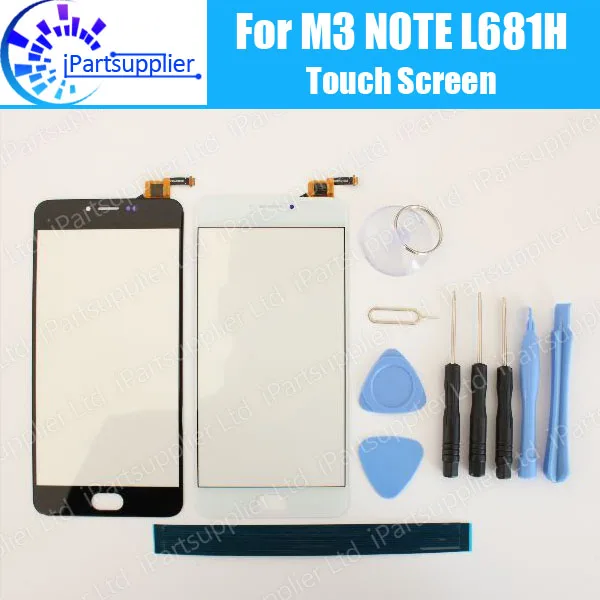 Панель сенсорного экрана для Meizu M3 Note 100% оригинальная стеклянная панель в сборе