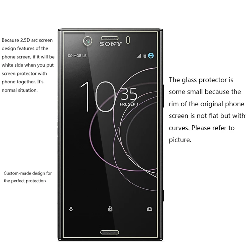 Закаленное стекло GXE 9H для Sony Xperia XZ1 Compact 4 6 дюйма защитная пленка XZ1mini усиленная