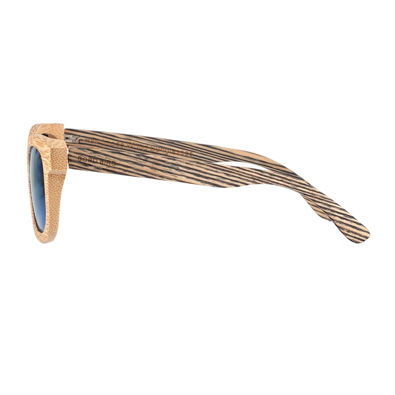 

gafas de sol mujer BOBO BIRD Bamboo & Zebra Wood Sun Glasses Polarized Lens Mens Women Sunglasses Dropshipping OEM DG007d