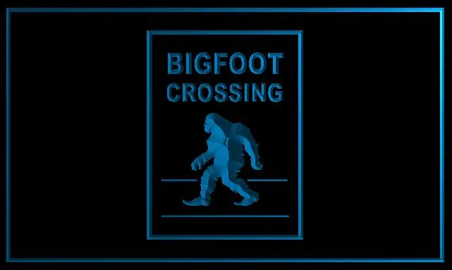 Bigfoot пересечения светодиодный неоновая вывеска для организаций и магазинов | Дом