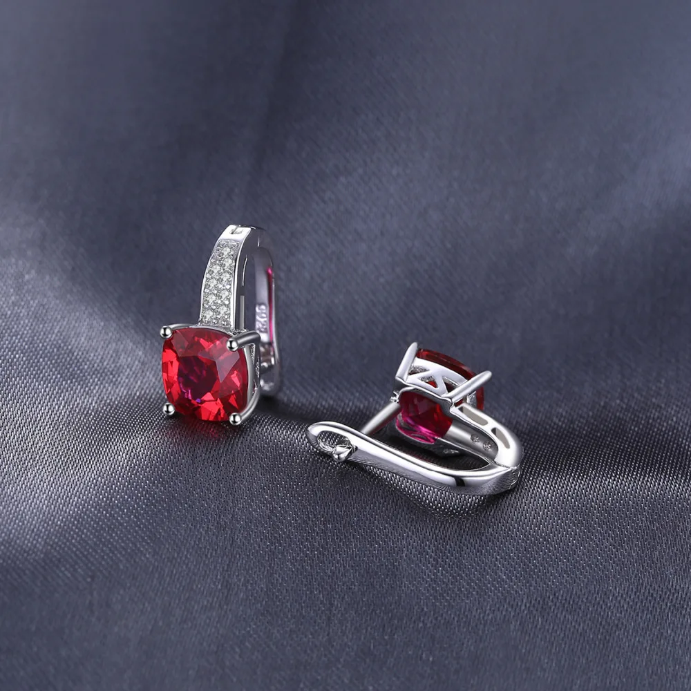 Jewelrypalace 4ct голубиная кровь красный рубин Обручение свадебные твердые 925