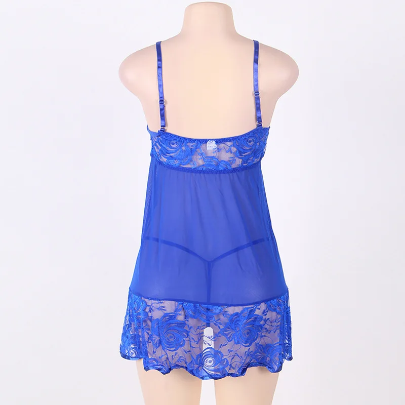 Сексуальное женское белье кружевное платье Babydoll прозрачное ночное одежда для