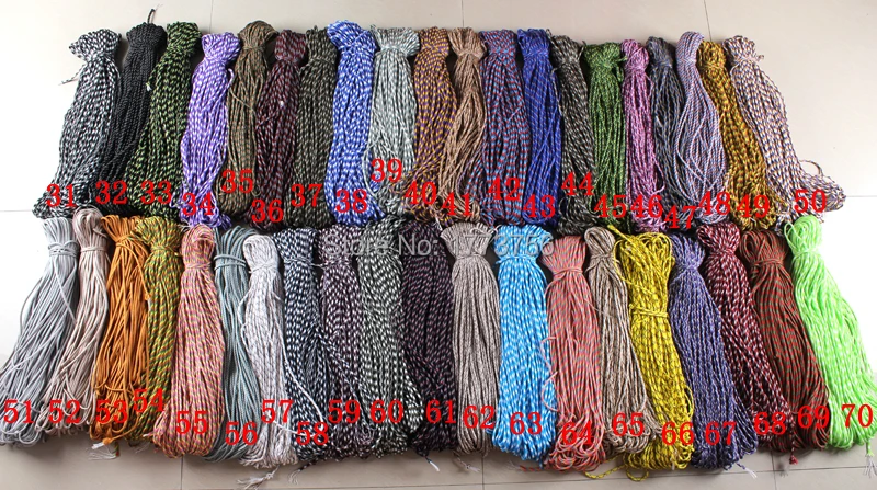 100FT 7-Strand Camouflage Parachute Cords For Survival Paracord Bracelets Camo | Спорт и развлечения