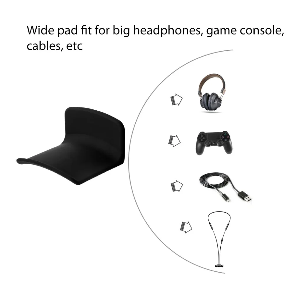 Силиконовая вешалка для наушников Neetto стен и стола крючок держатель Senheiser Sony Audio