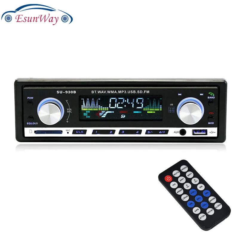 Автомагнитола Fernbedienung 100% оригинал стерео-плеер Bluetooth телефон MP3 FM USB 1 Din для Iphone 12 В