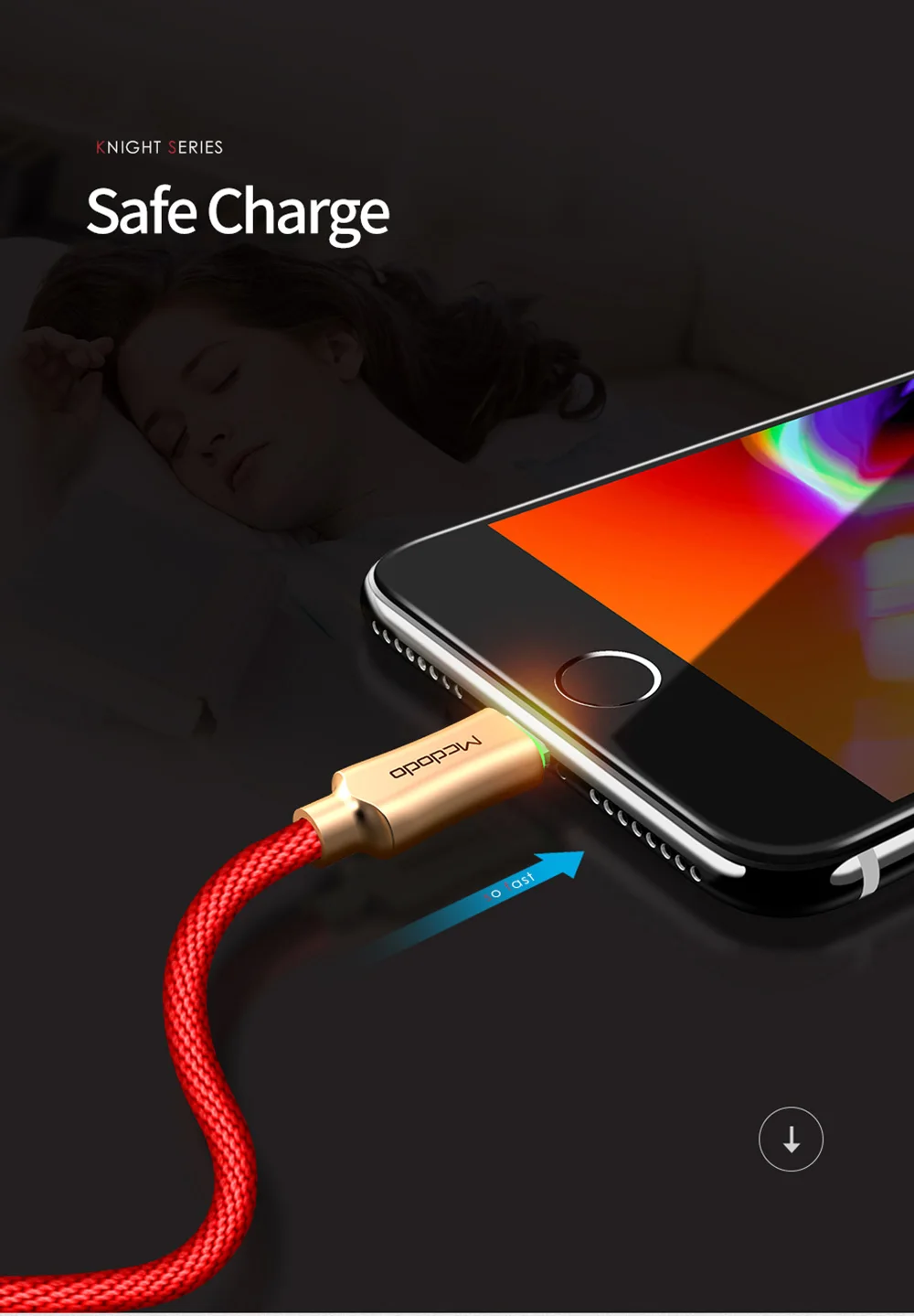 Mcdodo usb-кабель для iPhone XS Max XR X 8 7 6s 6 plus iPad iPod 2.4A кабель для быстрой зарядки и передачи данных зарядное устройство для телефона автоматическое отключение провода